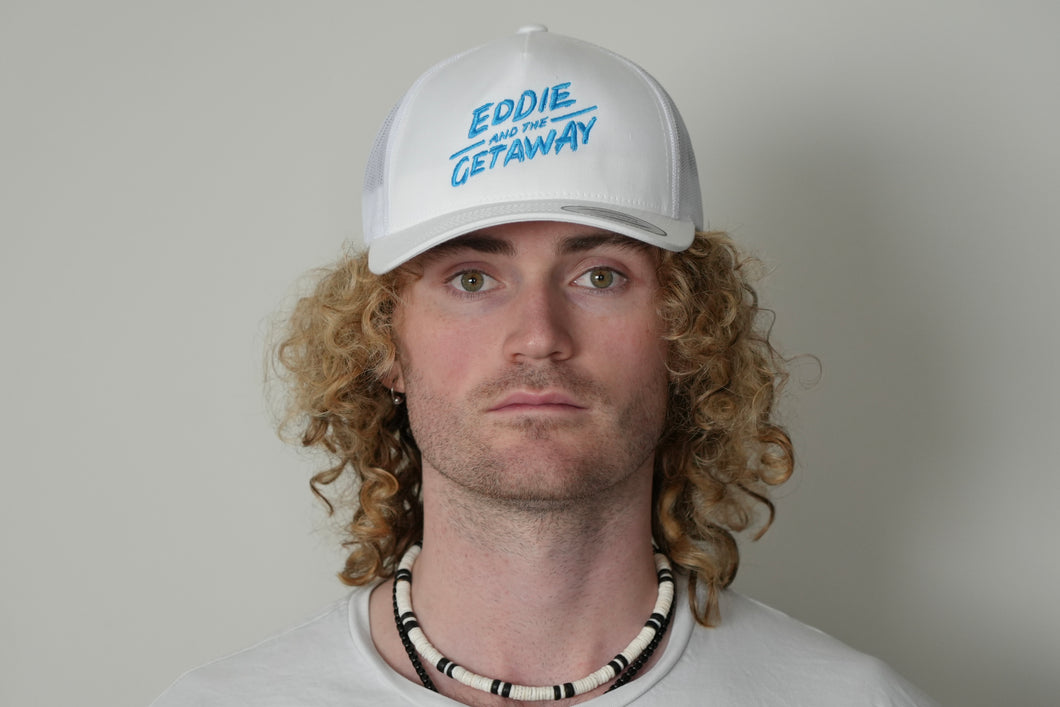 Eddie And The Getaway - White Logo Hat