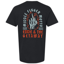 Load image into Gallery viewer, Black Middle Finger Motto Tee
